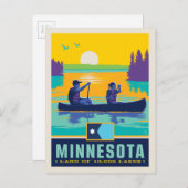 Carte Postale Fierté de l'État | Minnesota (Devant / Derrière)