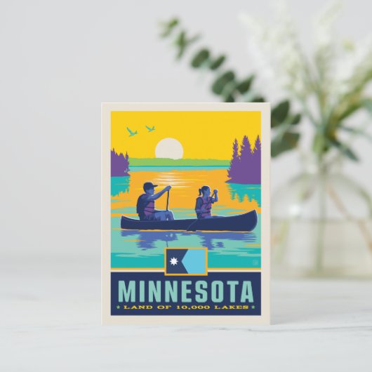 Carte Postale Fierté de l'État | Minnesota (Debout devant)