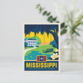 Carte Postale Fierté de l'État | Mississippi (Debout devant)