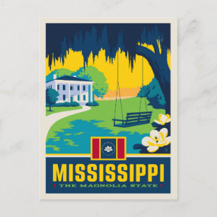 Carte Postale Fierté de l'État   Mississippi