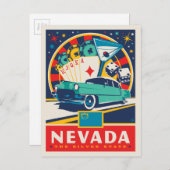 Carte Postale Fierté de l'État | Nevada (Devant / Derrière)