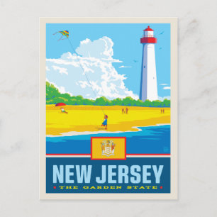 Carte Postale Fierté de l'État New Jersey