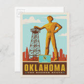 Carte Postale Fierté de l'État | Oklahoma (Devant / Derrière)