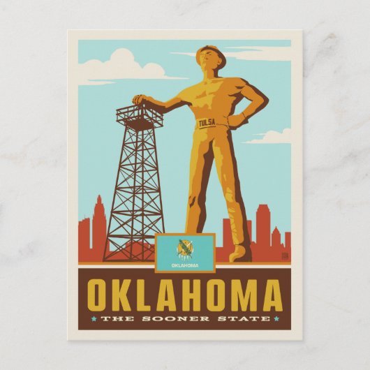Carte Postale Fierté de l'État | Oklahoma (Devant)