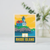 Carte Postale Fierté de l'État | Rhode Island (Debout devant)