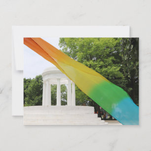 Carte Postale Fierté de Marshall Michigan Arc-en-ciel
