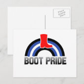 Carte Postale Fierté des bottes (Devant / Derrière)