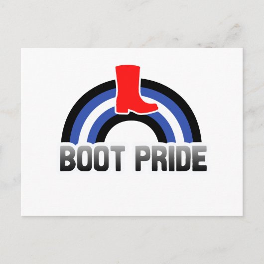 Carte Postale Fierté des bottes (Devant)