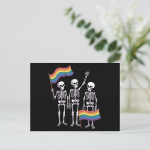 Carte Postale Fierté Droits LGBT Lesbienne Gay Ally LGBTQ Trans 