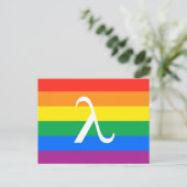 Carte Postale Fierté et activisme Lambda LGBT (Debout devant)