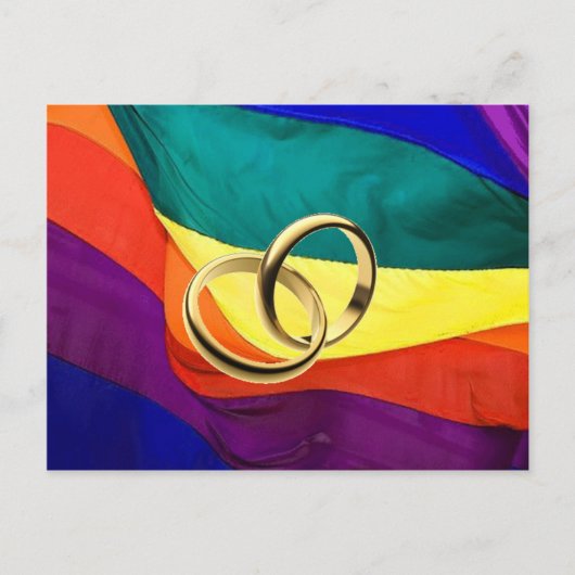 Carte Postale Fierté et mariage (Devant)