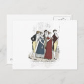 Carte Postale Fierté et Préjudice - Arrivée de la fête de Nether (Devant / Derrière)