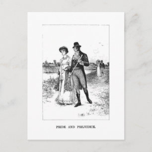 Carte Postale Fierté et préjugés - Elizabeth et M. Darcy