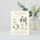 Carte Postale Fierté et préjugés Tolérable Elizabeth Darcy Ball (Debout devant)