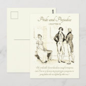 Carte Postale Fierté et préjugés Tolérable Elizabeth Darcy Ball (Devant / Derrière)