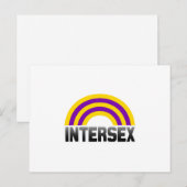 Carte Postale Fierté intersexe (Devant / Derrière)