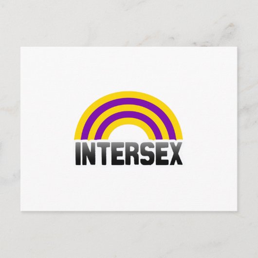 Carte Postale Fierté intersexe (Devant)