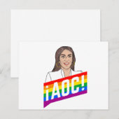 Carte Postale Fierté LGBT AOC (Devant / Derrière)