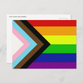 Carte Postale Fierté LGBTQ+ (Devant / Derrière)