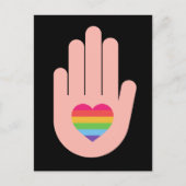 Carte Postale Fierté lgbtq queer love. (Devant)