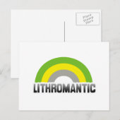 Carte Postale Fierté lithromantique (Devant / Derrière)