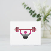 Carte Postale Fierté musculaire (Debout devant)