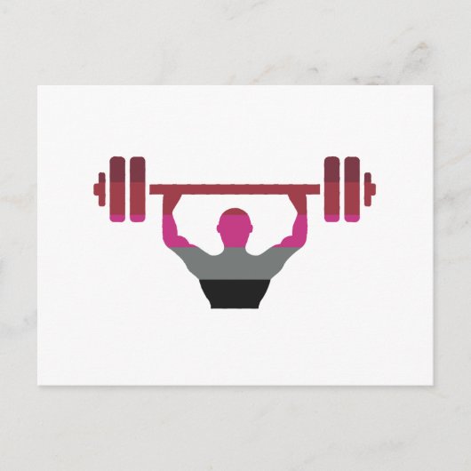 Carte Postale Fierté musculaire (Devant)