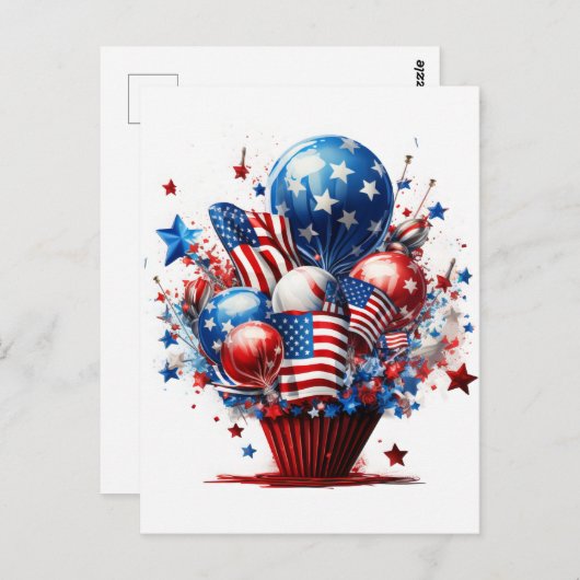 Carte Postale Fierté Patriotique (Devant / Derrière)