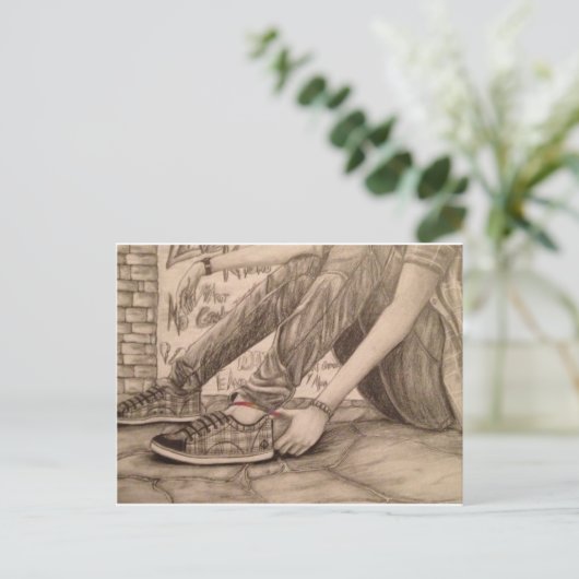 Carte Postale Fierté secrète (Debout devant)