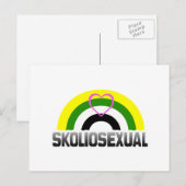 Carte Postale Fierté skoliosexuelle (Devant / Derrière)