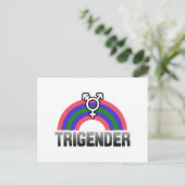 Carte Postale Fierté trigender (Debout devant)