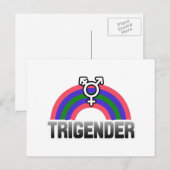 Carte Postale Fierté trigender (Devant / Derrière)