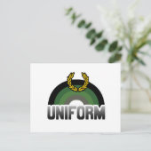 Carte Postale Fierté uniforme (Debout devant)