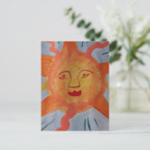 Carte Postale Fiery Sun Flat (Debout devant)