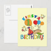 Carte Postale Fiesta 1er Anniversaire Tshirts et cadeaux (Devant / Derrière)