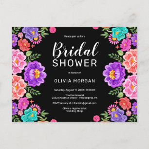 Carte Postale Fiesta Bridal Shower Invite