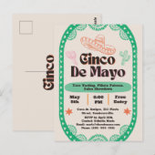 Carte Postale Fiesta Fantástica : Cinco de Mayo (Devant / Derrière)