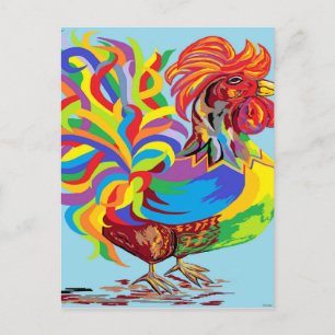 Carte Postale Fiesta Rooster