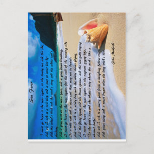 Carte Postale Fièvre de la mer par : John Masefield