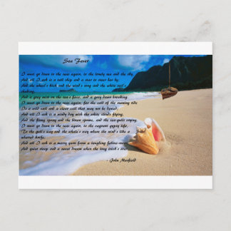 Carte Postale Fièvre de mer par : John Masefield