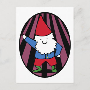 Carte Postale Fièvre nocturne Disco Gnome