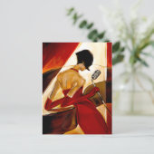 Carte Postale Fièvre Trish Biddle (Debout devant)