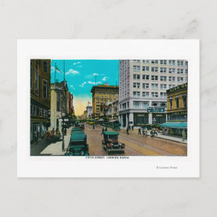 Carte Postale Fifth Street Look North, San Diego