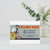 Carte Postale Figaro Salt Ad Washington, IA (Debout devant)