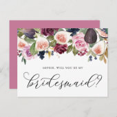 Carte Postale Figes et fleurs violettes deviendrez-vous ma serva (Devant / Derrière)