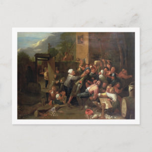 Carte Postale Fight Outside