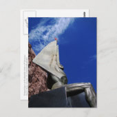 Carte Postale Figure ailée de la République 1255 (Devant / Derrière)