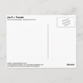 Carte Postale figure avec appendices (Dos)