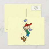 Carte Postale Figure Bâton Escalade (Devant / Derrière)