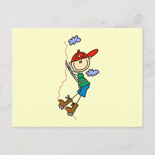 Carte Postale Figure Bâton Escalade (Devant)